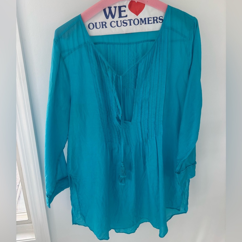 Calypso St. Barth Blue Women’s Coverup Dress | Size Small